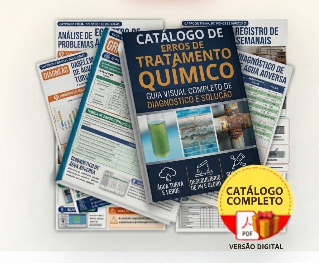 Mockup do bônus 3 — Catálogo de Erros de Tratamento Químico